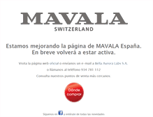 Tablet Screenshot of mavala.es